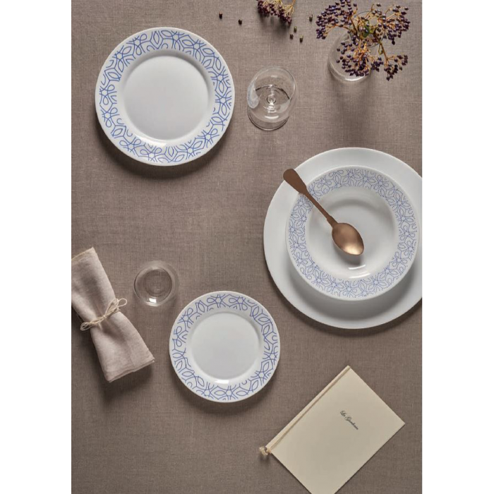 Set serviciu masa opal 18 piese BORMIOLI RICAMO