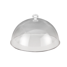 Capac rotund protectie alimente RAKI, D33cm, policarbonat