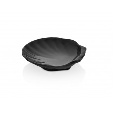 Bol forma stridie melamina RAKI, 10,5x10,5xh2,7cm, 80ml ,negru
