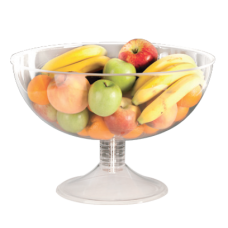 Fructiera acrilica rotunda cu picior RAKI, D43xh30cm