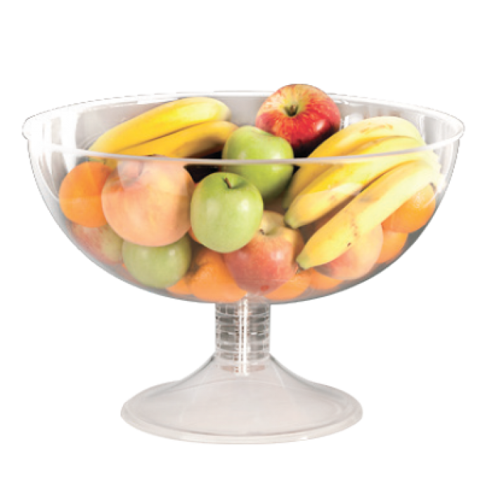 Fructiera acrilica rotunda cu picior RAKI, D43xh30cm