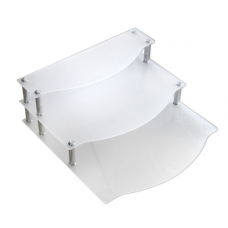 Stand acrilic cu 3 niveluri RAKI, 59x60xh22cm