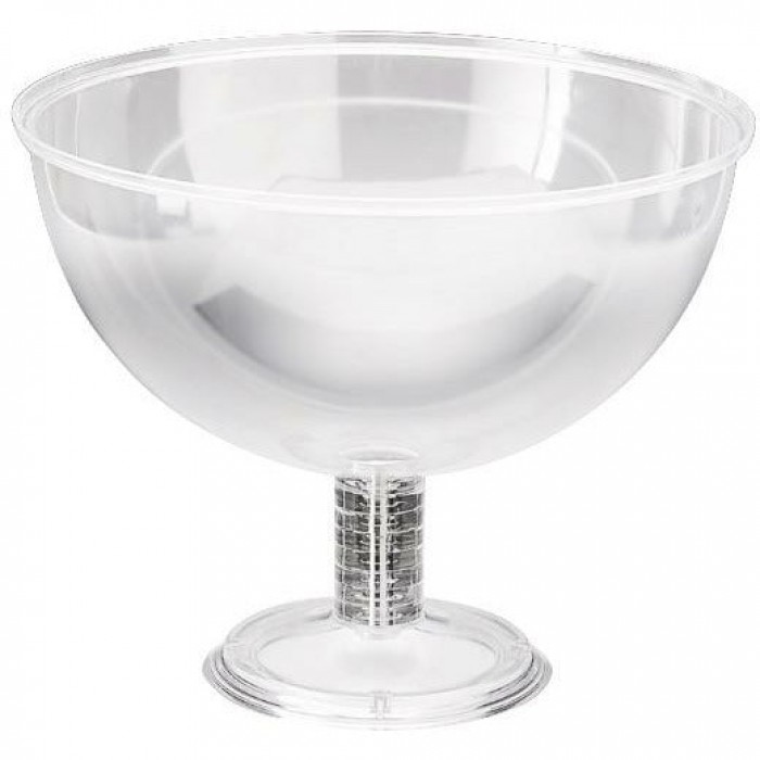 Fructiera acrilica rotunda cu suport RAKI, D33xh26cm