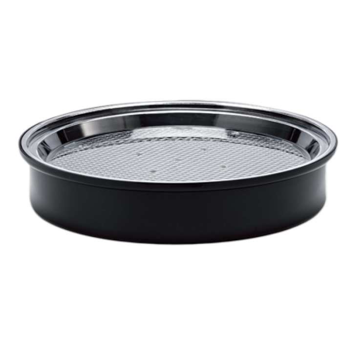 Display prezentare pepene RAKI, D42cm, tava policarbonat si suport acrilic