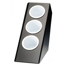 Suport lingurite cafea, ceai vertical RAKI, 14,5x27xh28,5cm, negru