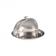 Platou inox cu capac roll-top RAKI, D32,5cm