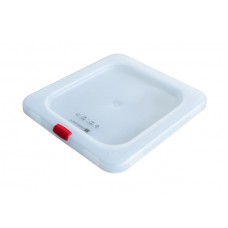 Capac polipropilena RAKI PORT pentru tava gastronorm 1/6, 176x162mm, alb