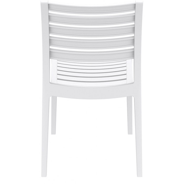 Scaun polipropilena cu fibra de sticla, SIESTA ARES, 48x58xh82cm, alb