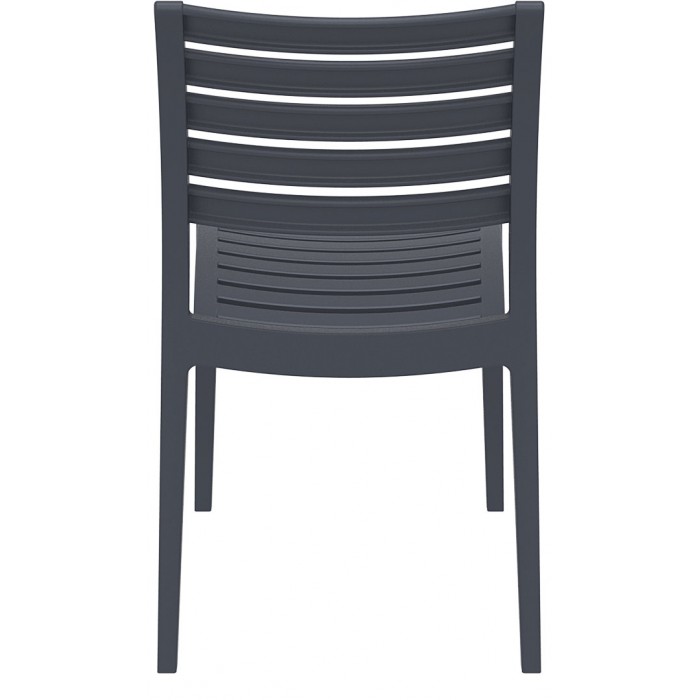 Scaun polipropilena cu fibra de sticla, SIESTA ARES, 48x58xh82cm, gri