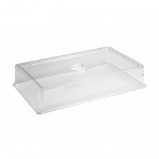Capac pentru tava gastronorm 1/1 100mm RAKI, 53x33xh10cm, policarbonat transparent