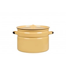 Oala emailata ruseasca 18l, D32cm, RAKI, cu capac emailat, diferite culori
