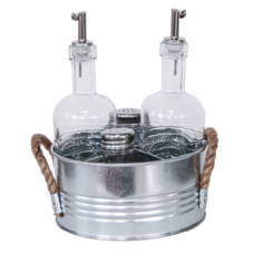 Oliviera cu suport metalic zincat 5 piese RAKI 350ml