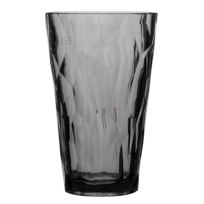 Pahar long drink policarbonat RAKI DIAMOND FUME, 300ml, D8,7xh13,9cm