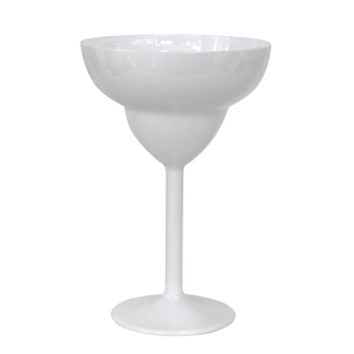 Pahar Margarita policarbonat RAKI 350ml 11,8xh17,5cm alb