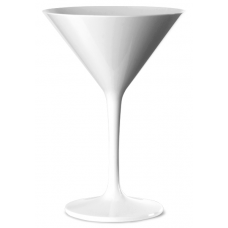 Pahar martini policarbonat RAKI 200ml 11,2xh17cm alb