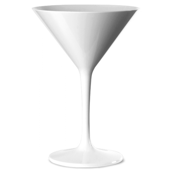 Pahar martini policarbonat RAKI 200ml 11,2xh17cm alb