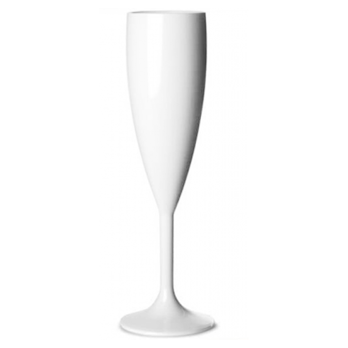 Pahar sampanie policarbonat RAKI 180ml 5,5xh18,2cm alb