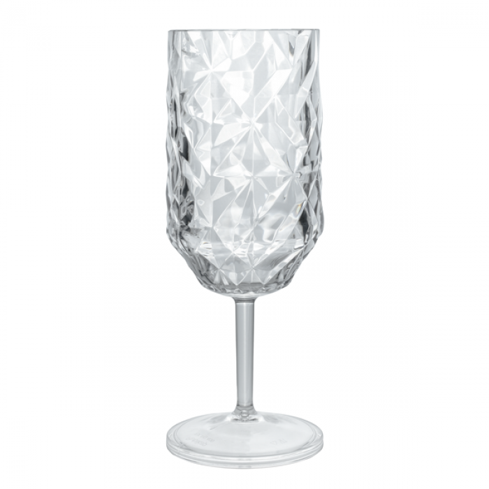 Pahar vin policarbonat RAKI PRISMA CLEAR, 400ml, D7,3xh21,2cm