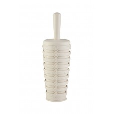 Perie WC cu suport bej RAKI PALM 11,5xh36cm din plastic