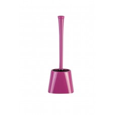 Perie WC cu suport roz RAKI MARIETA 13x13xh38,5cm din plastic