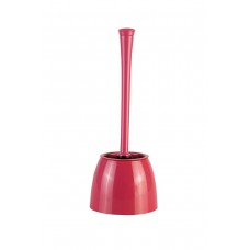 Perie WC cu suport roz RAKI NEON 15xh38,5cm din plastic