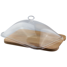 Platou din lemn cu capac acril RAKI 34,5x24,5x20cm