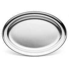 Platou inox oval RAKI, pentru servire, 50cm