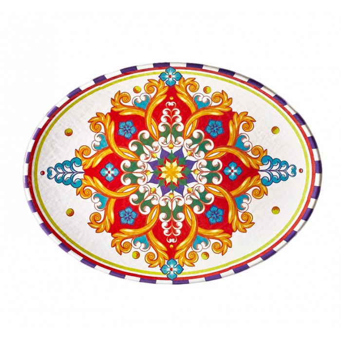 Platou oval melamina CULINARO CORDOBA, 39x29xh4,4cm