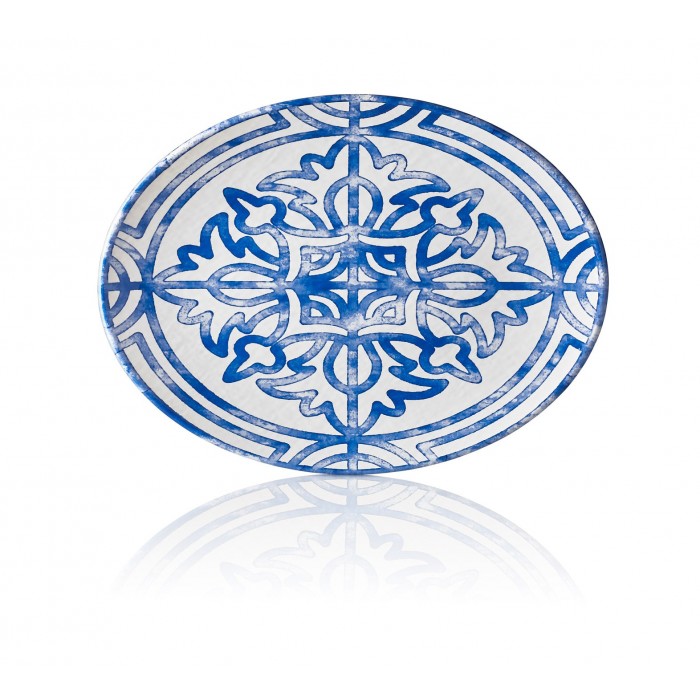 Platou oval melamina CULINARO SEVILLA, 49x36xh4,4cm
