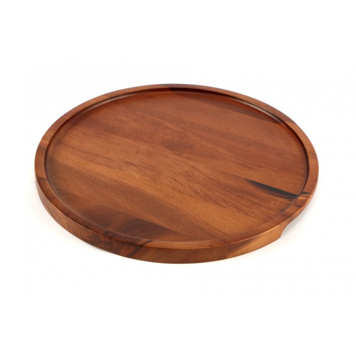 Platou servire pizza CULINARO ALAS, din lemn acacia, D32xh2cm, Table Theatre