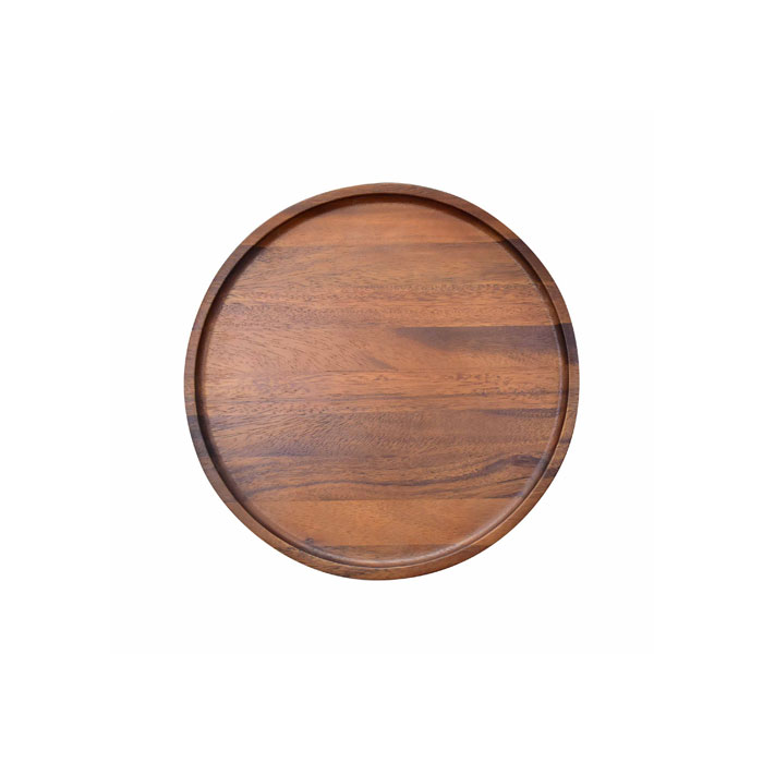 Platou servire pizza CULINARO ALAS, din lemn acacia, D32xh2cm, Table Theatre