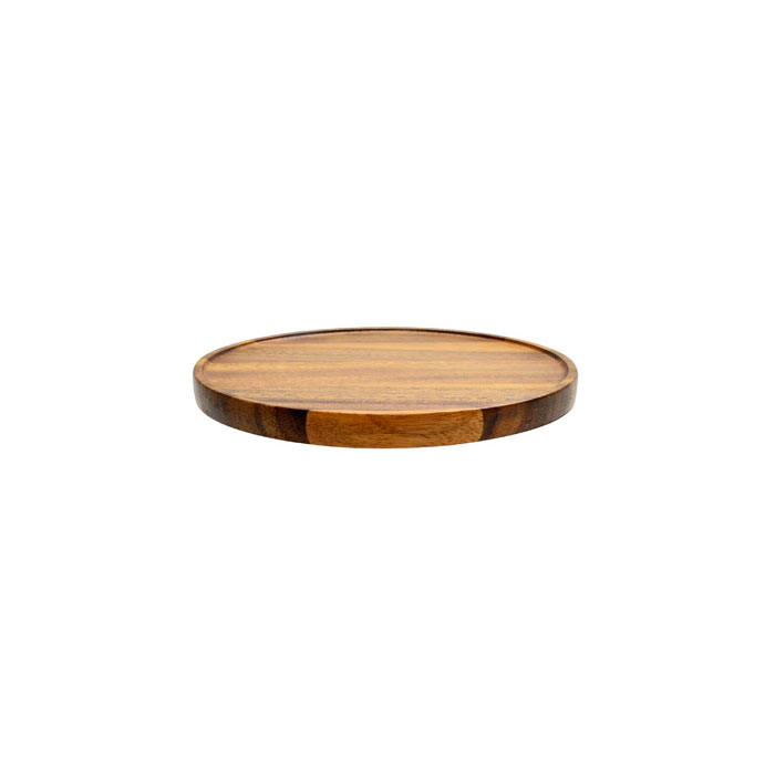 Platou servire rotund CULINARO ALAS, din lemn acacia, D26xh2cm, Table Theatre