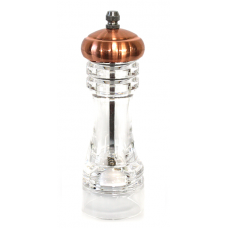 Rasnita acrilica sare/piper cu capac bronz, RAKI, 16cm