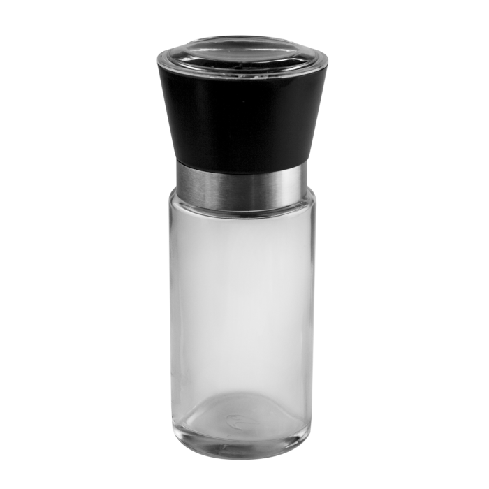 Rasnita sticla EASY LIFE cu capac negru, mecanism ceramic, 170ml
