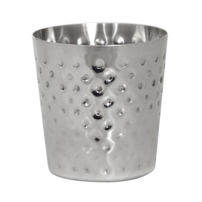 Recipient servire cartofi prajiti CULINARO, inox, 8cm, cu relief