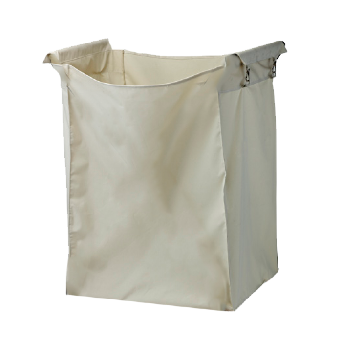 Sac pentru carucior lenjerie RAKI 68x64xh102cm alb