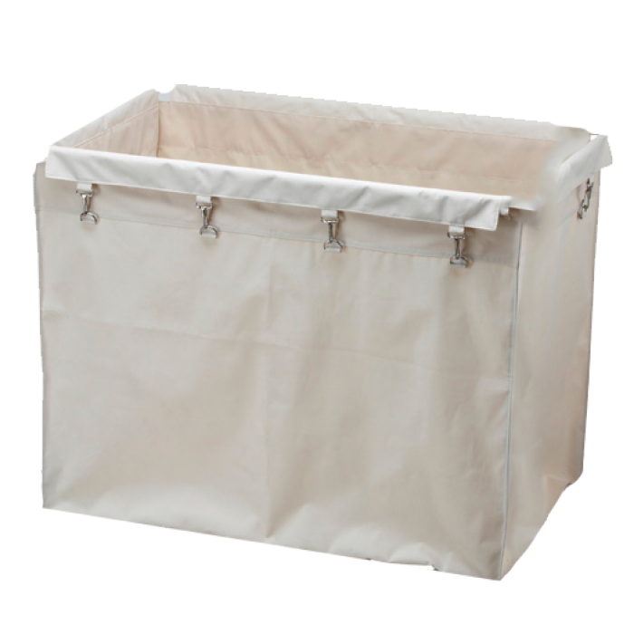 Sac pentru carucior lenjerie RAKI 93x55xh88cm alb