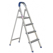 Scara metalica 4 trepte RAKI, 3 trepte + platforma, H143cm