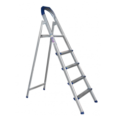 Scara metalica 5 trepte RAKI, 4 trepte + platforma, H165cm