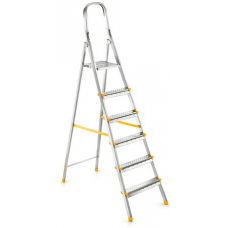Scara pliabila din otel RAKI, 1x6 trepte