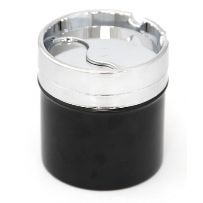 Scrumiera de exterior antivant RAKI 8xh8,5cm inox/plastic, neagra