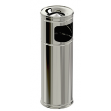 Scrumiera de exterior cu cos gunoi, inox RAKI TULUN D25xh60cm