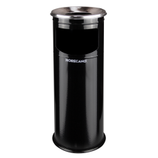 Scrumiera de exterior cu cos gunoi, negru RAKI TULUN D21xh60cm