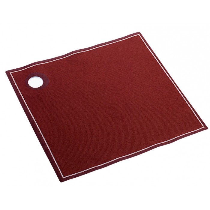 Servet din bumbac pentru sticla ROLL DRAP 40x40cm bordo