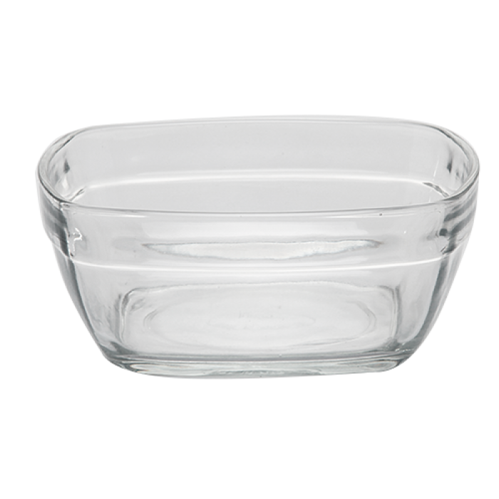 Set 6 boluri patrate policarbonat RAKI, 11x11xh4,6cm, 300ml