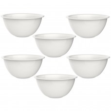 Set 6 boluri pentru salata BORMIOLI EASY, sticla opal, D25,5xh11,8cm, 3lt