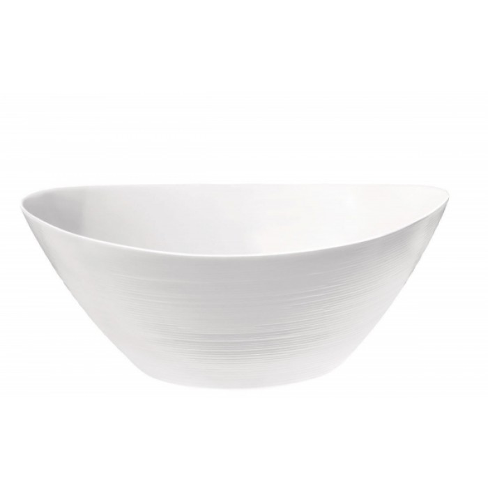 Set 6 boluri pentru salata, din sticla opal BORMIOLI PROMETEO, 25x24xh10,2cm