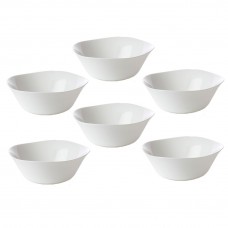 Set 6 boluri sticla opal BORMIOLI PARMA, 14x14xh5,5cm