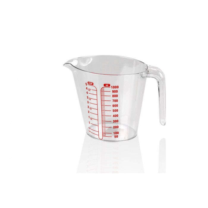 Set 6 cani gradate 1000ml RAKI NEON, plastic