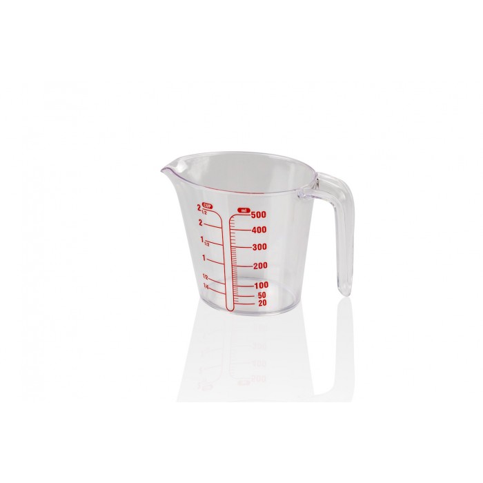 Set 6 cani gradate 500ml RAKI NEON, plastic